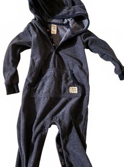 Hooded One-Piece Romper 24M animal face