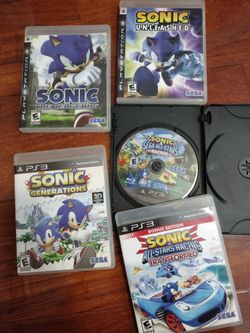 Playstation 3 Sonic Games 