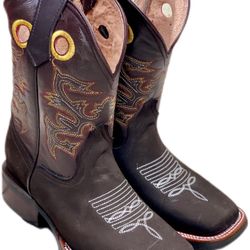 Bota Rodeo De Piel -leather Rodeo Boots 