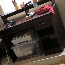 Computer Desk (includes Hutch+Keyboard Tray+Drawer+Shelves) for sale
