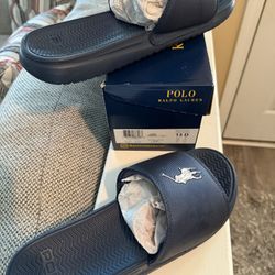 Men’s Polio Slides $40 Size 13D