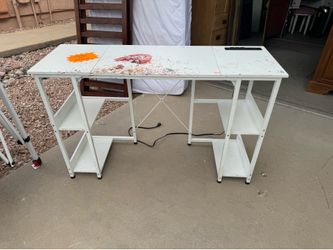 Vanity and desk