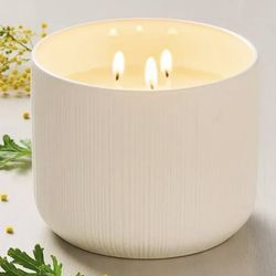 RETIRED RARE Hearth and Hand 3 Lead Free Wicks 16oz 25 Hour Candle