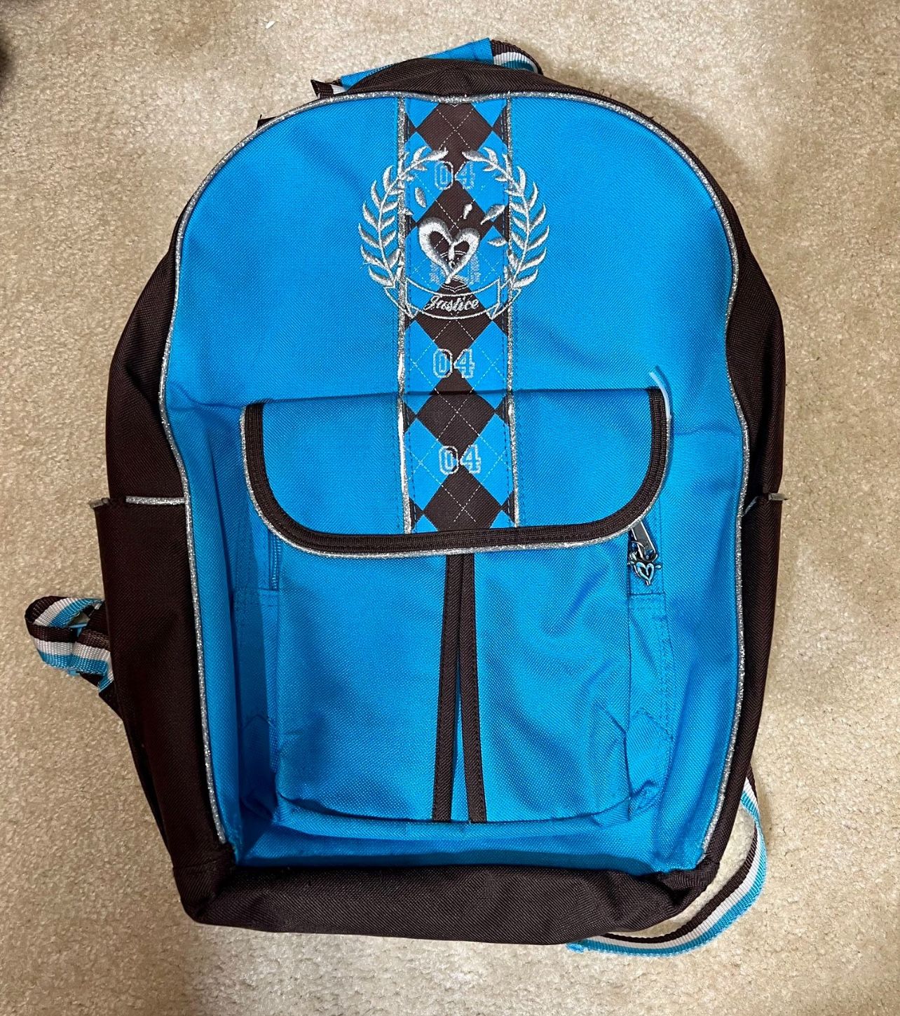 Justice Lunch Bags And Backpack Set Of 3 Items