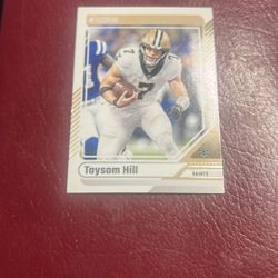 2024 Panini Donruss Taysom Hill #287 football trading card. 