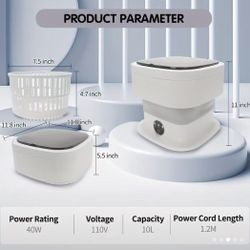 Brand New Portable Travel Washing Machine