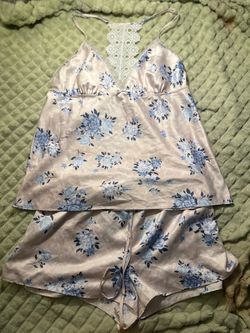 Cute pajama set floral large