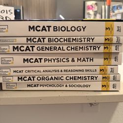 MCAT Princeton Review Books 3rd Edition 