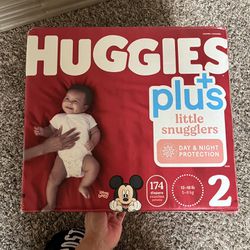 Size 2 Huggies Diapers 