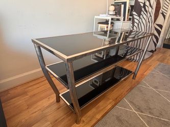 3-tier living room table with storage, can also be used as a TV stand