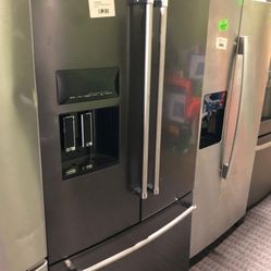 KITHENAID KRFF507HBS 26.8-cu ft French Door Refrigerator  007A