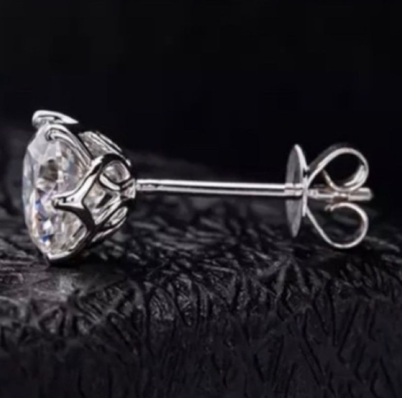 Diamond Moissanite Earring S925