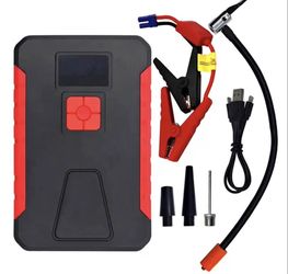 Portable Car Jump Starter With Air Compressor