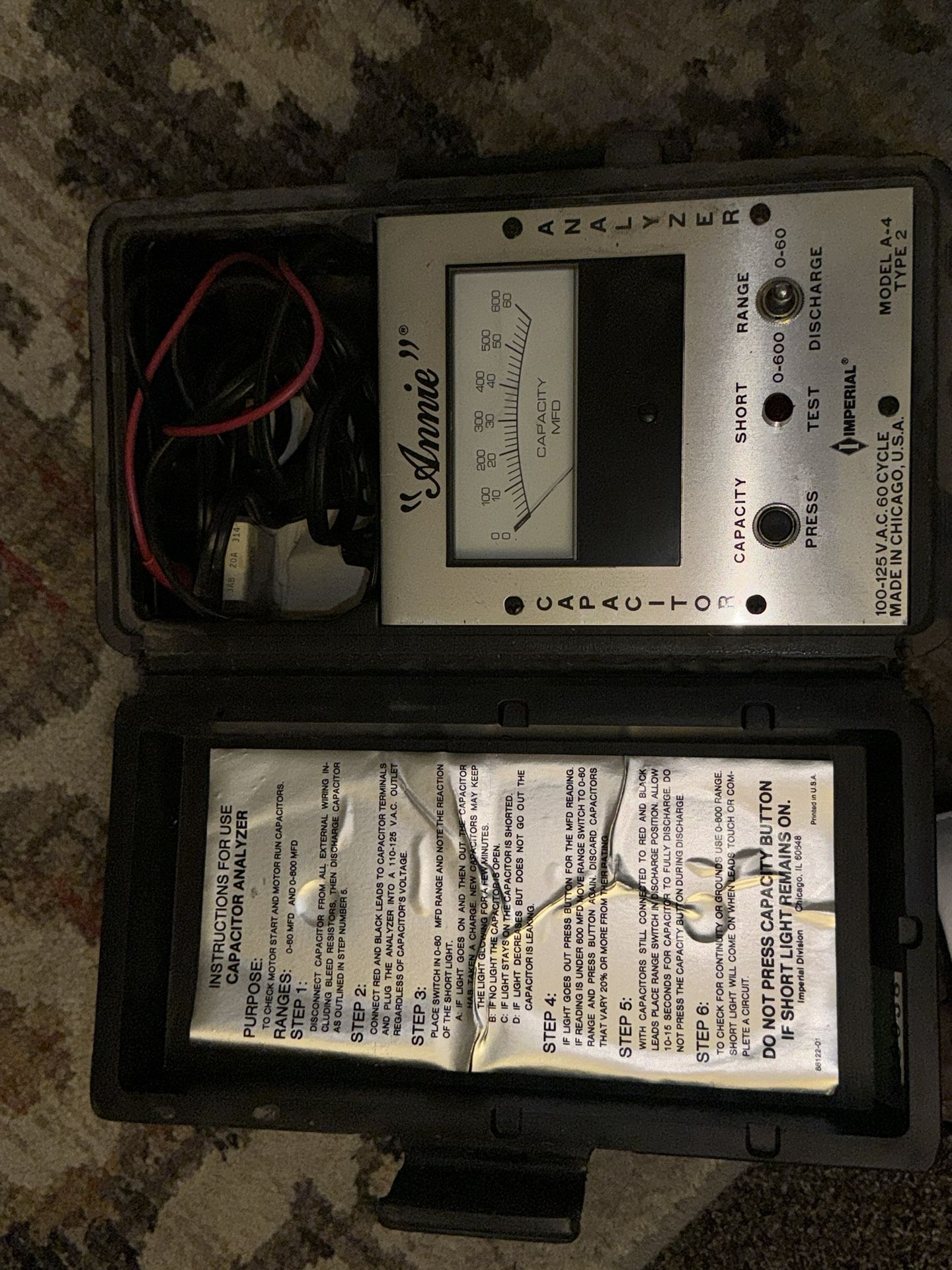 Annie Capacity Analyzer