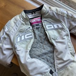 Women Icon Motorcycle Jacket Sz XS