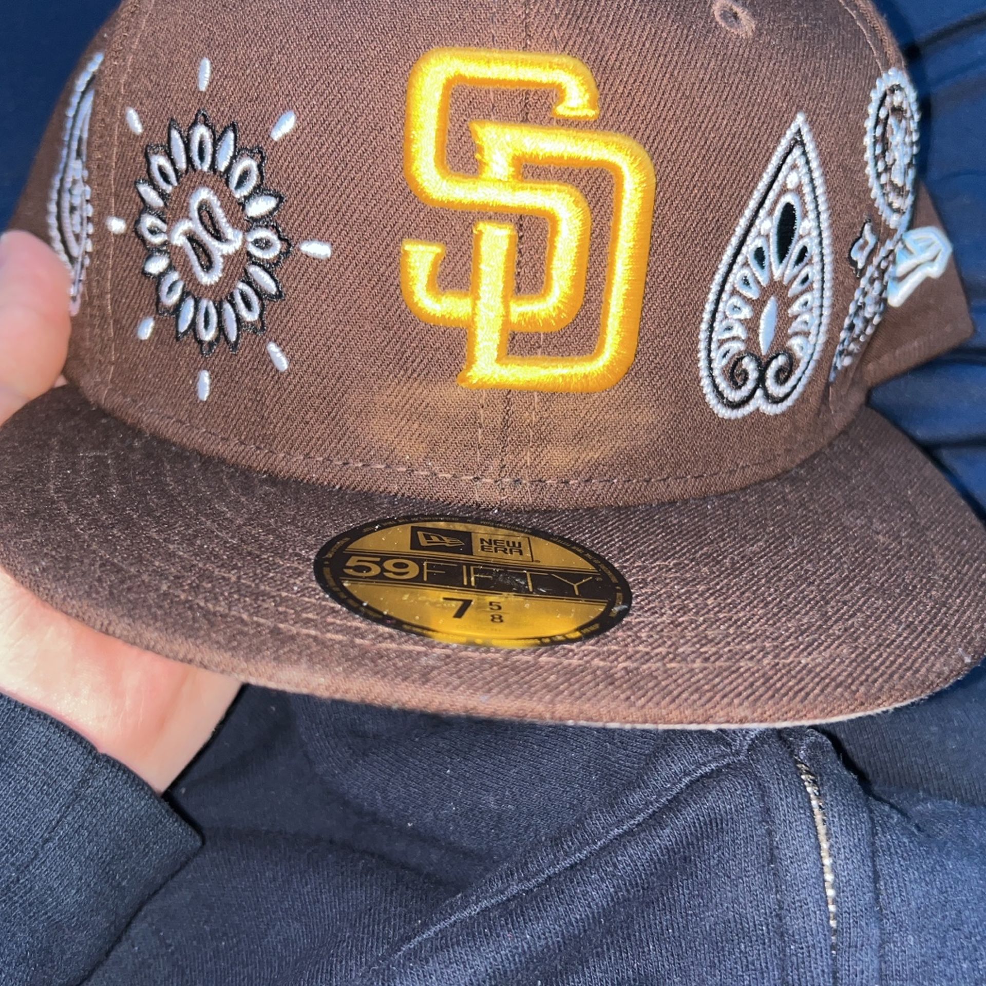 San Diego Padres Bandana Detailing Fitted Hat