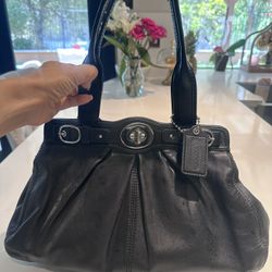Coach Black Leather Purse