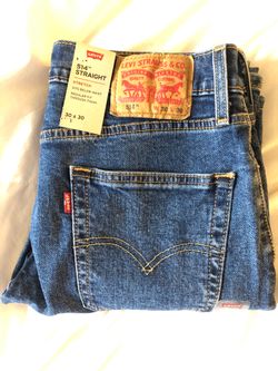 Levi 514 straight fit stretch jeans