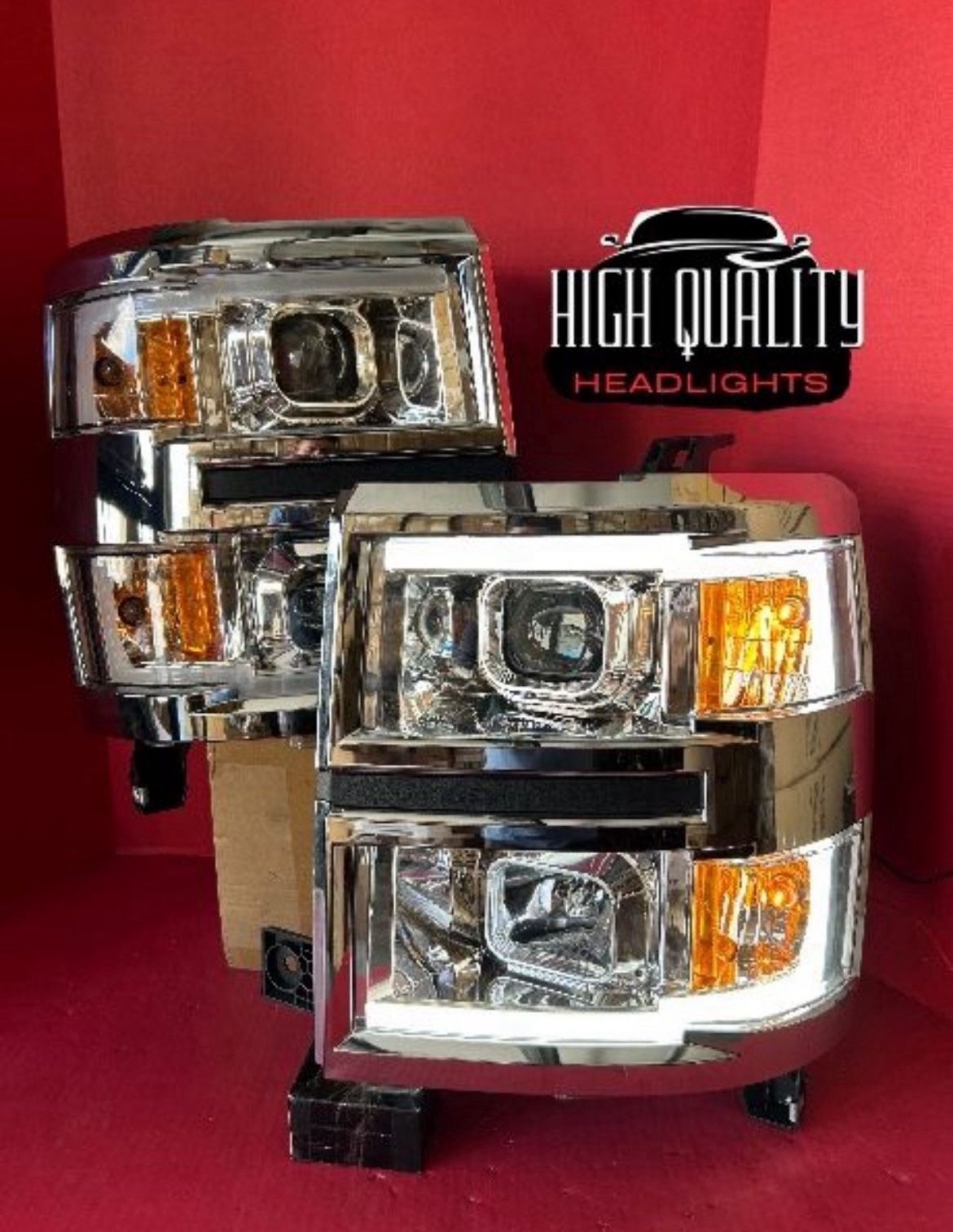 Chevy Silverado 2014. 2015 ANZO Headlights.