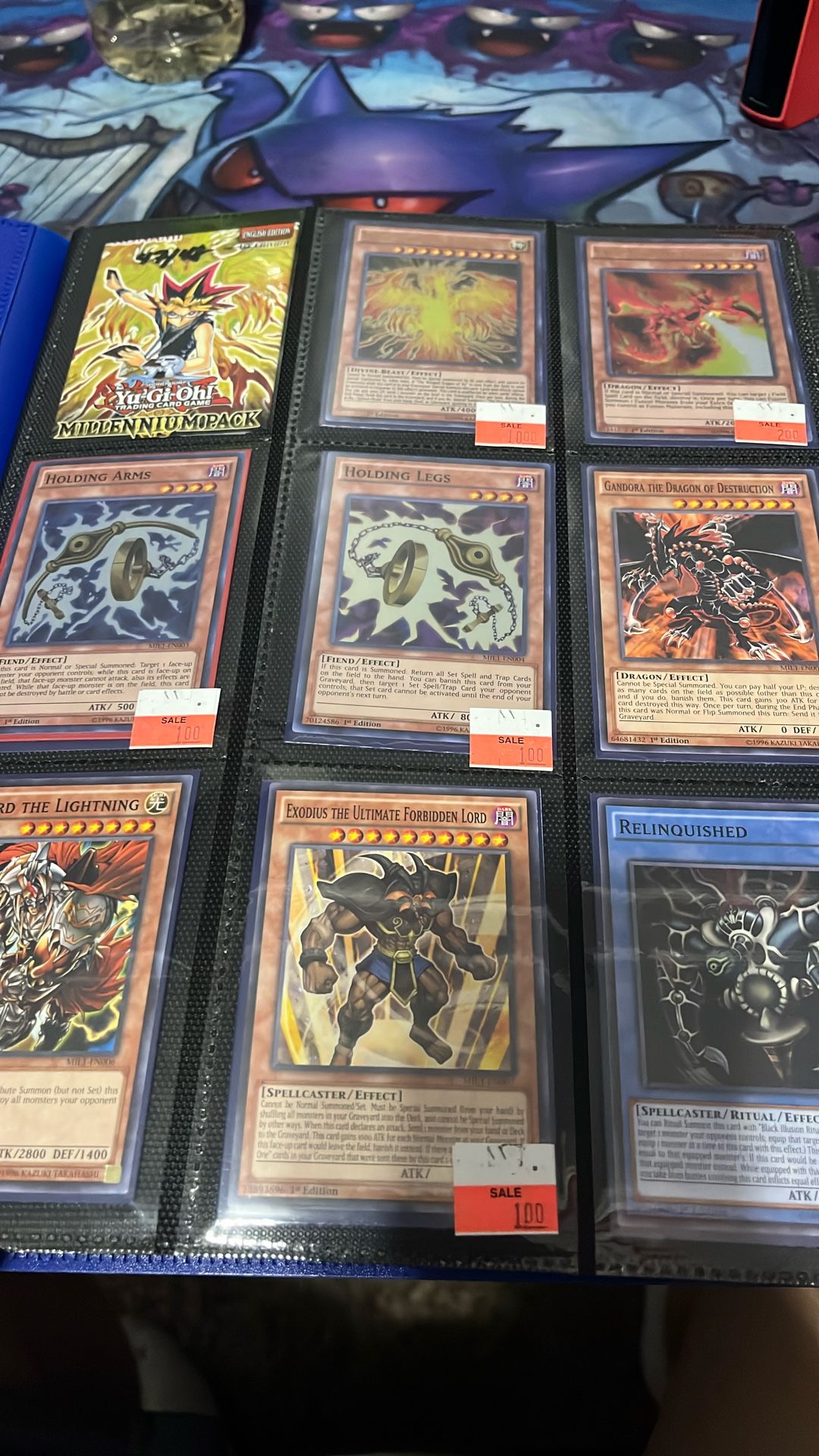 Yugioh Master Set Millennium Pack, 1st Edition Dimension Force W/all Starlights And Legendary Duelist Suborning Volcano
