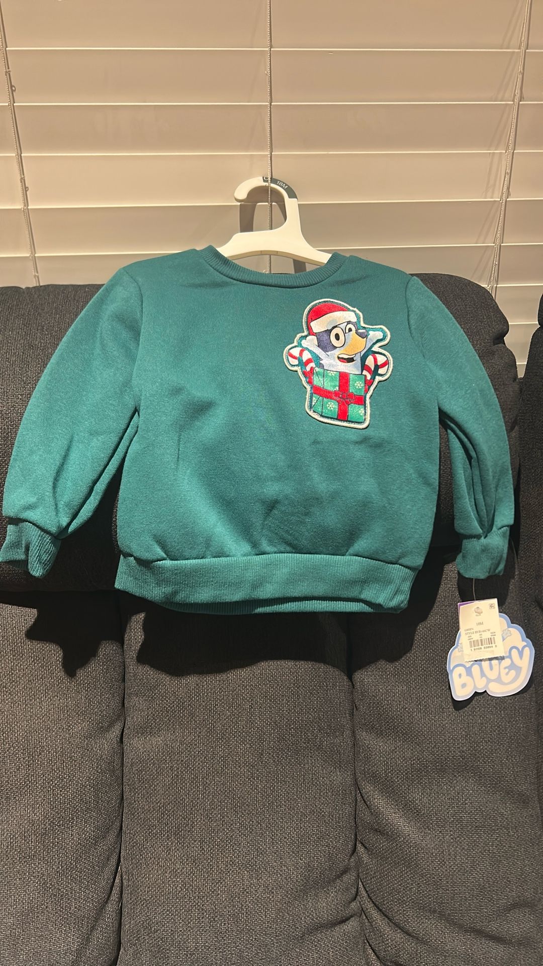 Christmas Bluey Baby Sweater