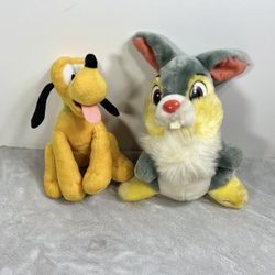 Disney Plushies: Pluto + Thumper