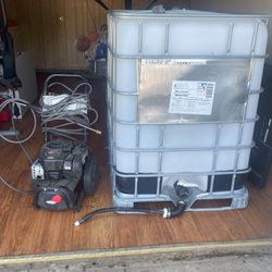 Power, Washer And Gravity Water Tank, Ready To Be Use