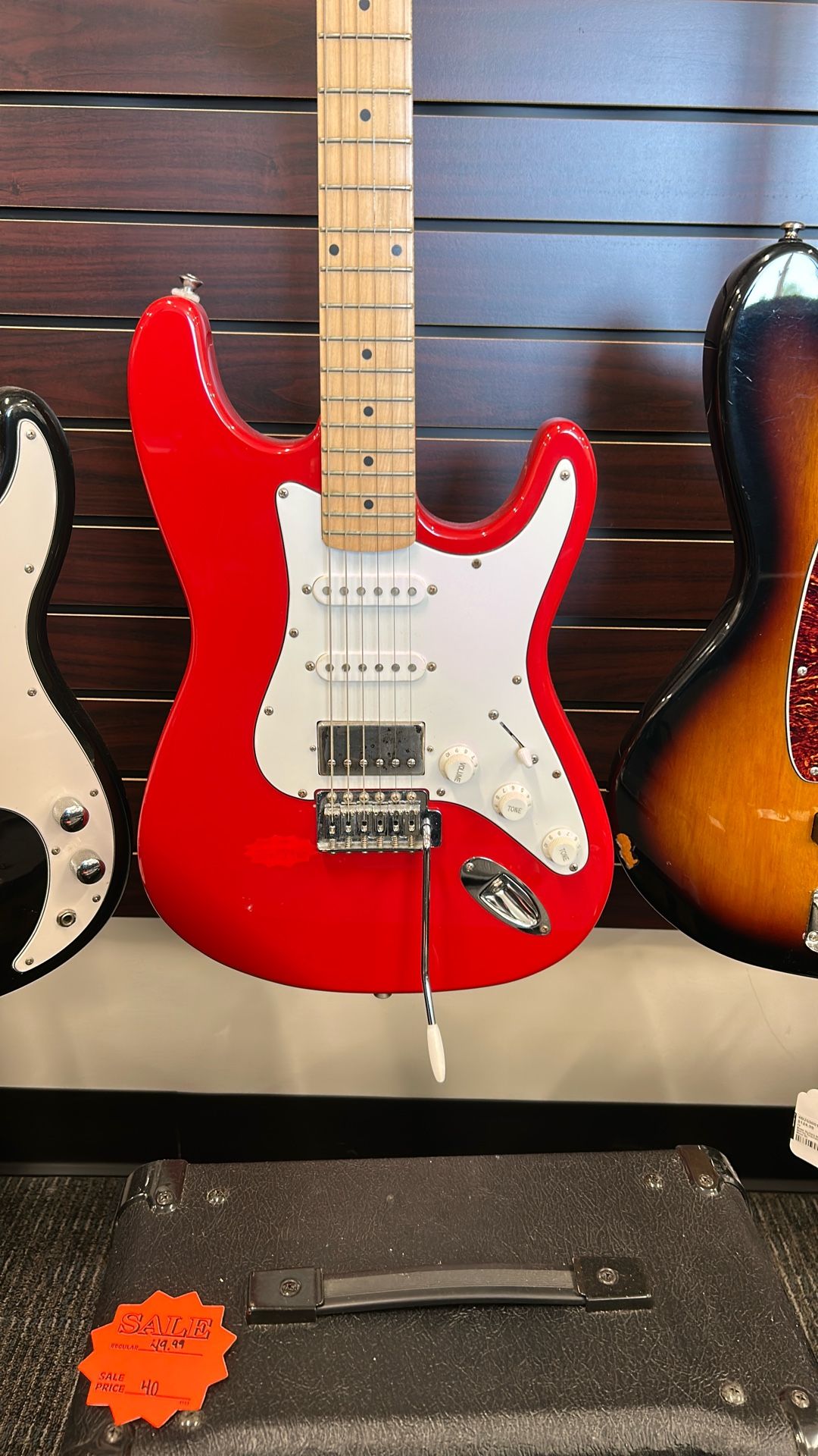Epiphone Red Acoustic Guitar