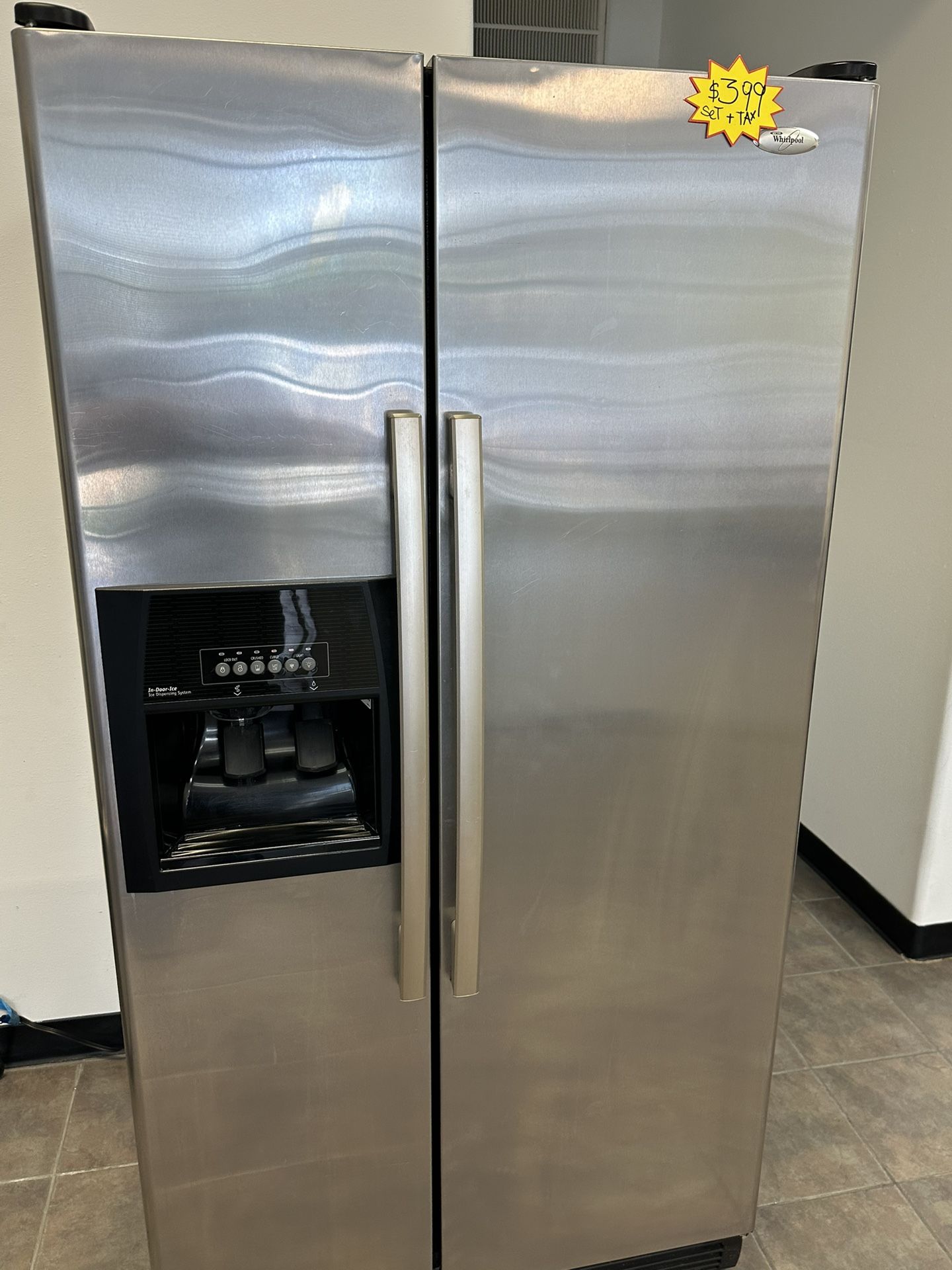 Whirlpool Side By Side Refrigerator