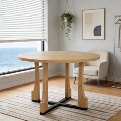 48inch Natural Round Table