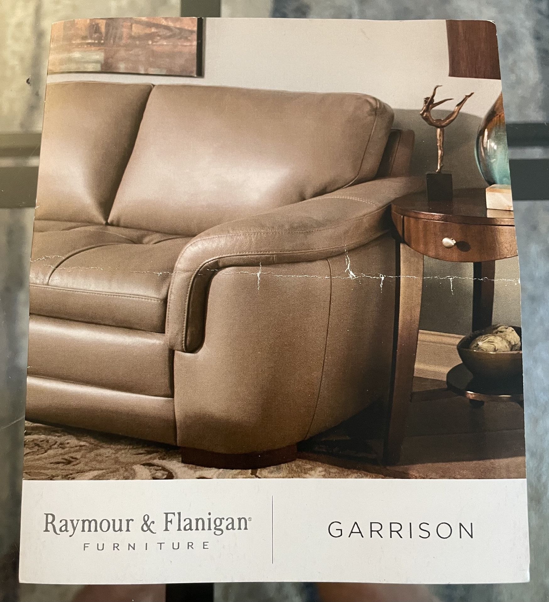 Raymour And Flanigan Garrison Brown Leather Couch for Sale in Queens, NY OfferUp