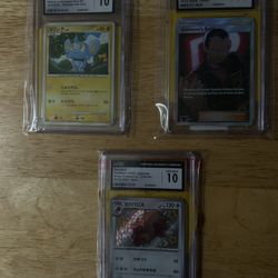 pokemon various CGC 10  Gem Mint Graded Slabs