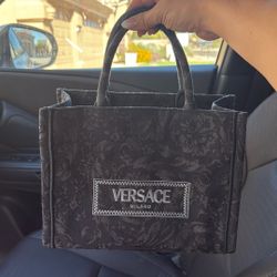Versace Baracco Jacquard Mini Tote