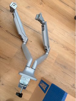 Dual Arm Monitor Desk Mount