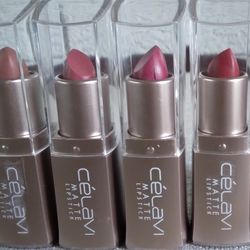 Set Of 6 Lipsticks Stay All Day. For All Skin Tones, All Season. Day & Night 