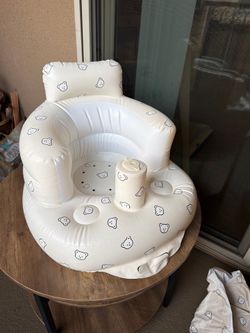Inflatable Baby Seat + Bath Tub Set – Bear Print