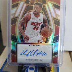 Heat Udonis Haslem Certified Autograph Card
