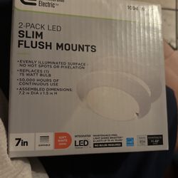 2 Pack led Slim Flush Mounts 