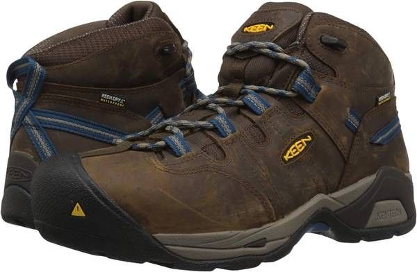 NEW Size 7 Men Keen Work Boots Detroit XT Mid Steel Toe Waterproof Boot