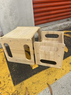 Montessori Weaning Table and Chair Set - Solid Wood