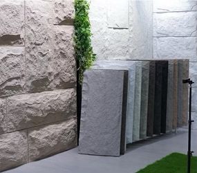 24x48 Stone Texture Finish Square Edge PU Decorative Wall Panel