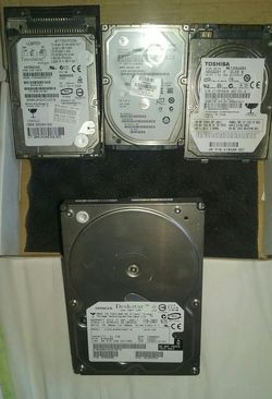 4 Miscellaneous Hard drives/Hard Disk Drives