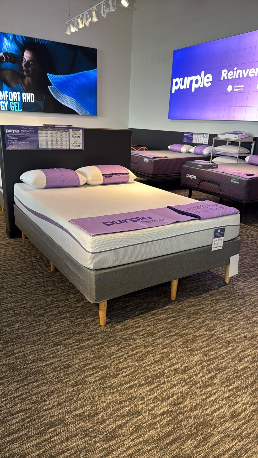 The Purple Mattress - Queen Size - ONE ONLY - Display Model Discount