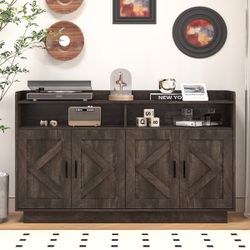 Dresser Sideboard Storage Cabinet,Server Console Tablestorge Cabinet with Solid for Bedroom