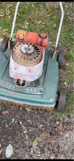 Vintage Craftsman Push Lawn Mower from 1950