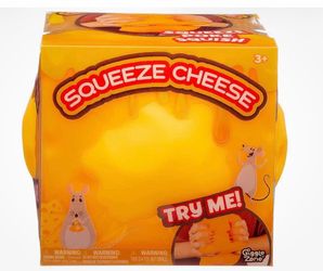 Sunny Days Jumbo Squeezy Cheese Yellow XL Squishy Toy Stress Relief TikTok VIRAL