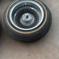 Low Rider Rims And White Wall Tires, 3 Tires Are Good . 13s