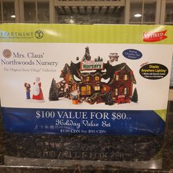Dept 56 Snow Village Collection & North Pole Series (11 Houses) 