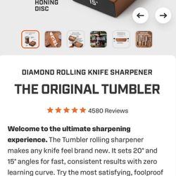 DIAMOND ROLLING KNIFE SHARPENER