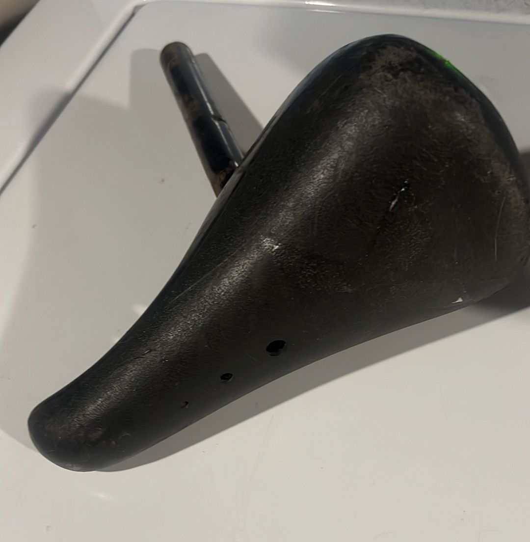 Bmx Freestyle Vintage 90S X Games, Hard Black Plastic Seat, Pole And Guts
